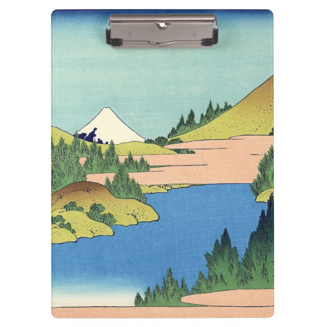 Hokusai Hakone Lake in Sagami Province   Clipboard (Front)
