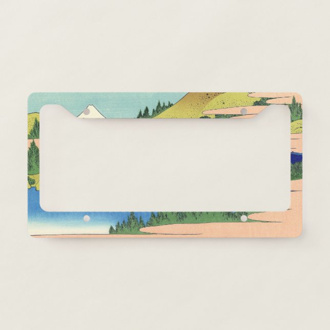 Hokusai Hakone Lake in Sagami Province  License Plate Frame (Front)