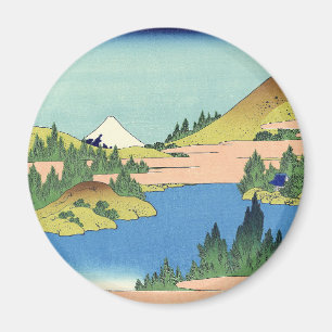 Hokusai Hakone Lake in Sagami Province Magnet
