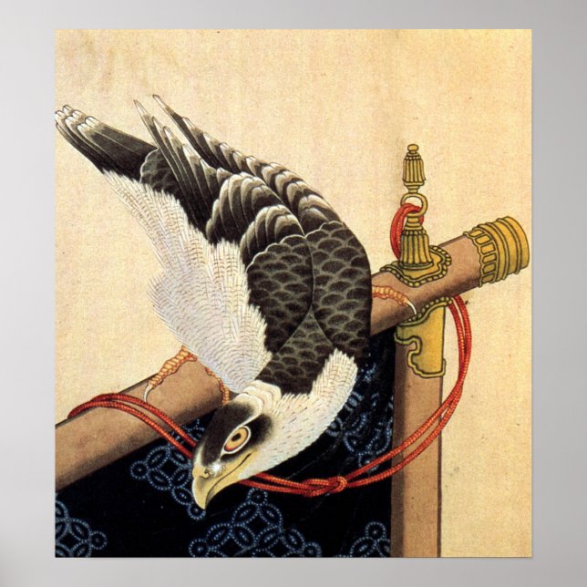 Hokusai Hawk Poster (Front)