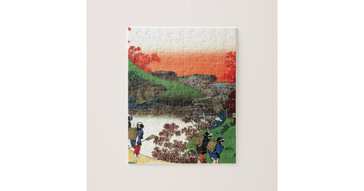 Hokusai Japanese Art Japan Jigsaw Puzzle Zazzle