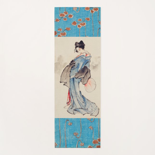 HOKUSAI JAPANESE WOMEN YOGA Mat (Front)