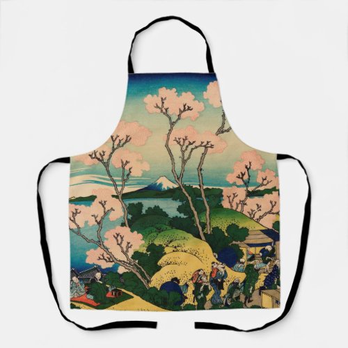 Hokusai Katsushika _ Goten_Yama_Hill Shinagawa Apron