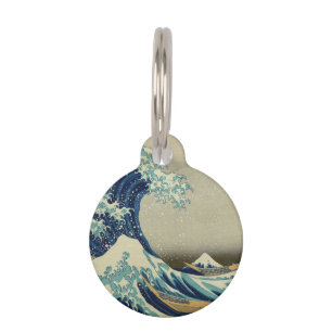 Hokusai Katsushika - Great Wave Pet ID Tag