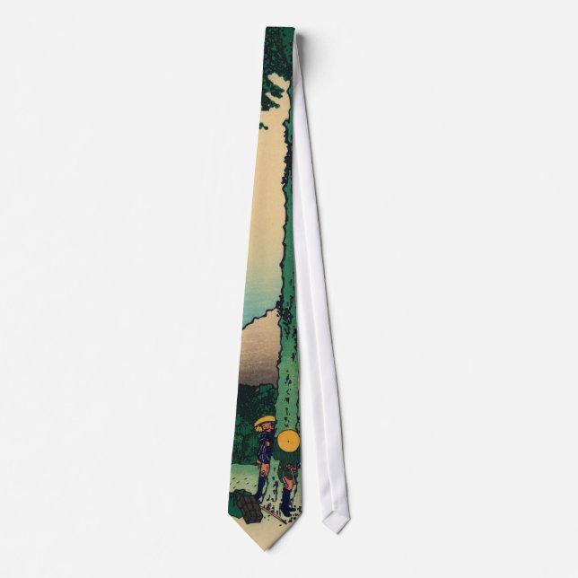 Hokusai Katsushika - Mishima Pass In Kai Province. Neck Tie (Front)