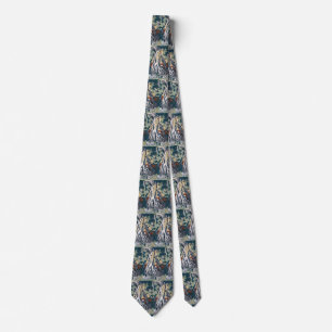 Hokusai Kirifuri Falls, Mount Kurokami, Shimotsuke Neck Tie