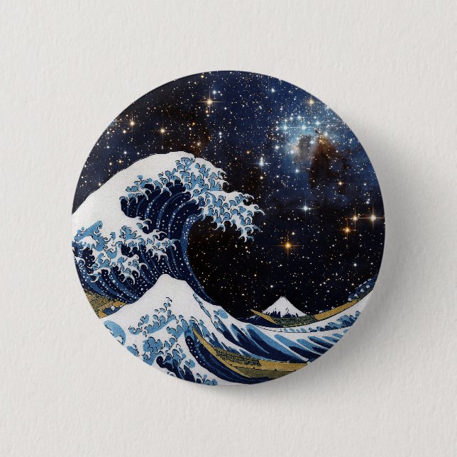 Hokusai & LH95 Button (Front)