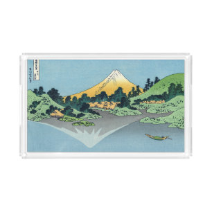 Hokusai - Mount Fuji Reflects in Lake Kawaguchi Acrylic Tray