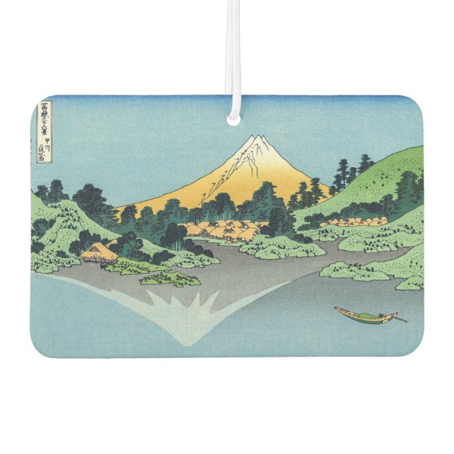 Hokusai - Mount Fuji Reflects in Lake Kawaguchi Air Freshener (Front)