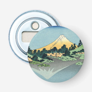 Hokusai Mount Fuji reflects in Lake Kawaguchi   Bottle Opener