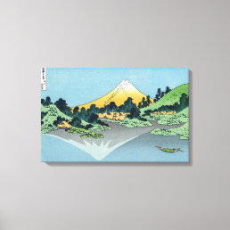 Hokusai - Mount Fuji Reflects in Lake Kawaguchi Canvas Print