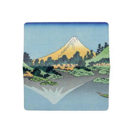 Hokusai - Mount Fuji Reflects In Lake Kawaguchi Checkbook Cover
