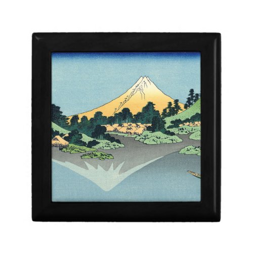 Hokusai Mount Fuji reflects in Lake Kawaguchi  Gift Box