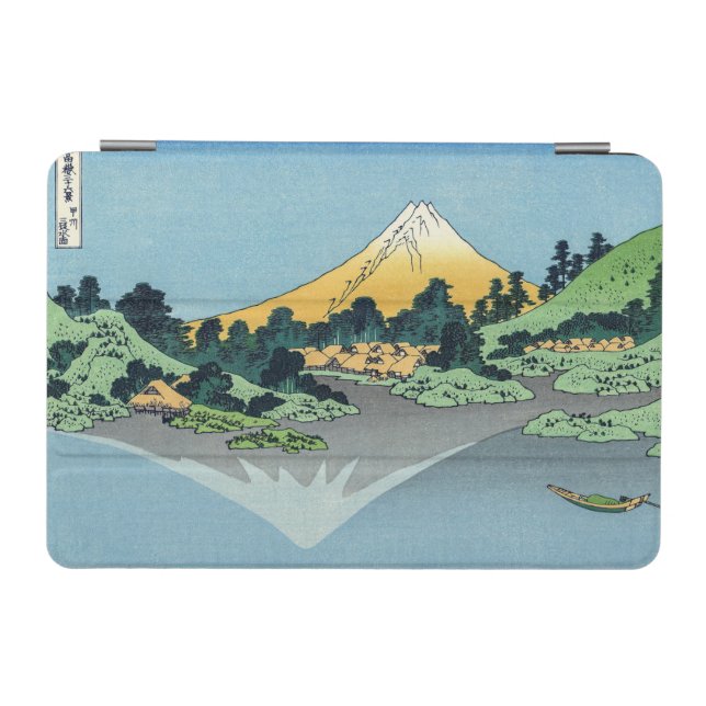 Hokusai - Mount Fuji Reflects in Lake Kawaguchi iPad Mini Cover (Horizontal)
