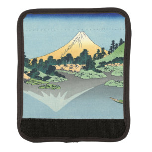 Hokusai Mount Fuji reflects in Lake Kawaguchi   Luggage Handle Wrap