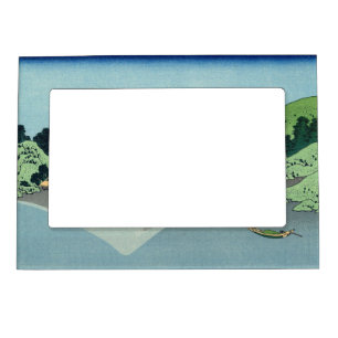 Hokusai Mount Fuji reflects in Lake Kawaguchi  Magnetic Frame