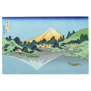 Hokusai - Mount Fuji Reflects in Lake Kawaguchi Metal Print