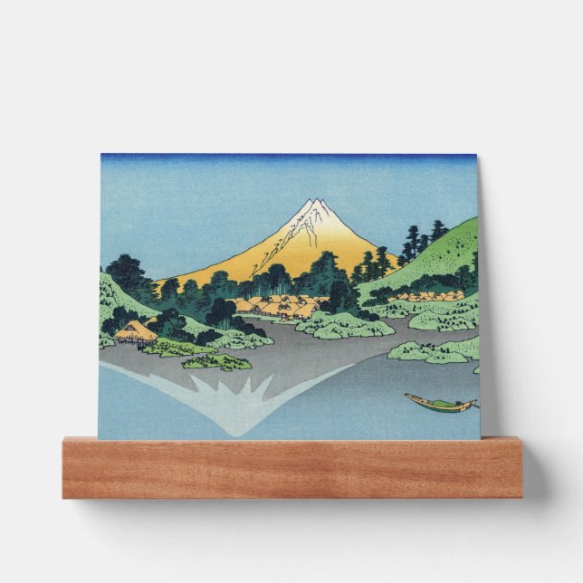 Hokusai - Mount Fuji Reflects in Lake Kawaguchi Picture Ledge (Front)