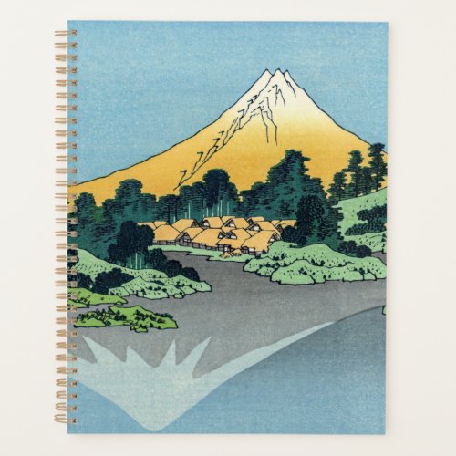 Hokusai _ Mount Fuji Reflects in Lake Kawaguchi Planner