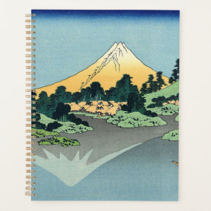 Hokusai Mount Fuji reflects in Lake Kawaguchi Planner