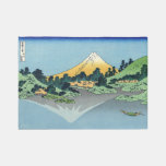 Hokusai - Mount Fuji Reflects in Lake Kawaguchi Rug