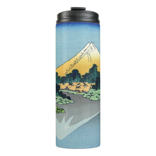 Hokusai _ Mount Fuji Reflects in Lake Kawaguchi Thermal Tumbler