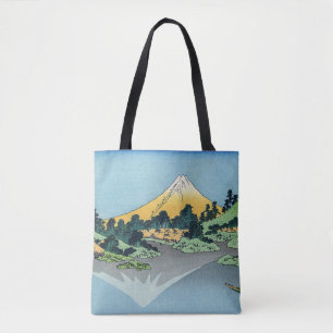Hokusai - Mount Fuji Reflects in Lake Kawaguchi Tote Bag