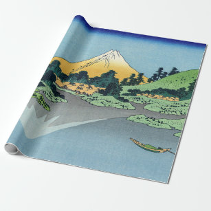 Hokusai - Mount Fuji Reflects in Lake Kawaguchi Wrapping Paper