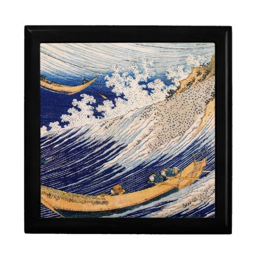 Hokusai Ocean Waves Sea Boats Gift Box