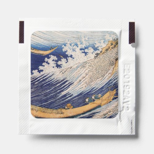 Hokusai Ocean Waves Sea Boats Hand Sanitizer Packet