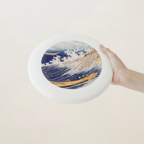 Hokusai Ocean Waves Sea Boats Wham_O Frisbee