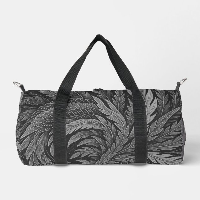 Hokusai Phoenix Japanese Art Travel & Gim Duffle Bag (Front)