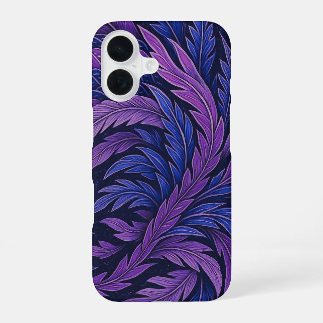 Hokusai Phoenix Purple　Jpan　Art iPhone Case (Back)