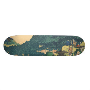 Hokusai: The Circular Pine Trees of Aoyama Skateboard Deck