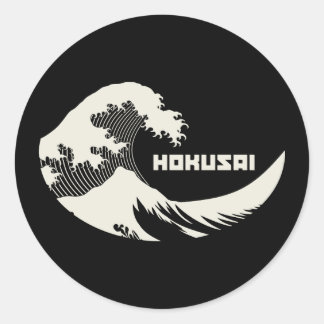 Hokusai - The Great Wave Classic Round Sticker