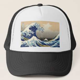 Hokusai The Great Wave Hat