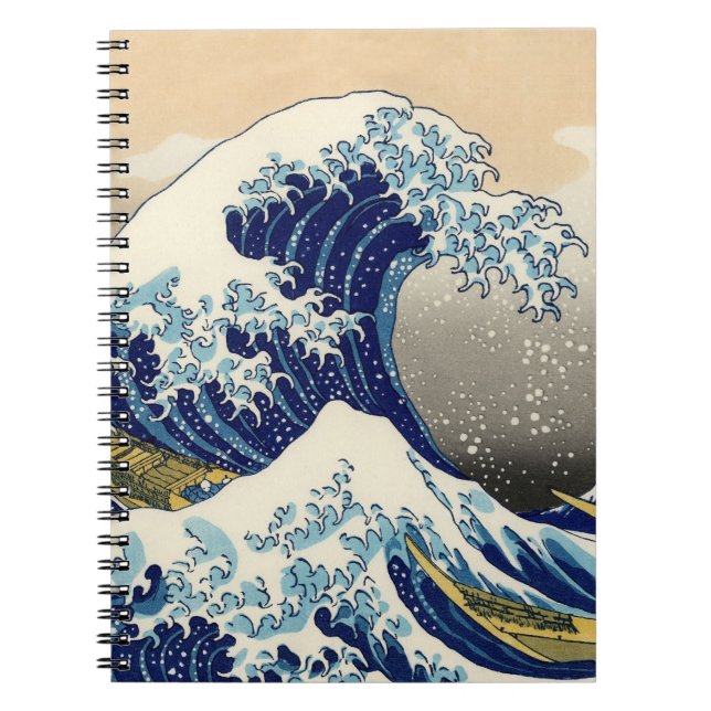 Hokusai The Great Wave Notebook (Front)