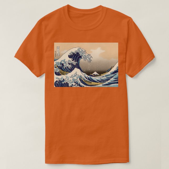Hokusai The Great Wave of Kanagawa T-Shirt (Design Front)