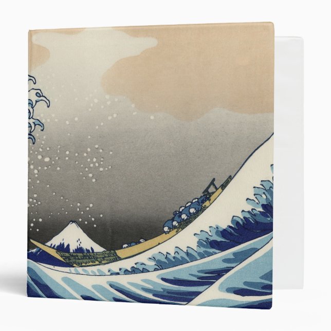 Hokusai The Great Wave Off Kanagawa Binder (Front/Inside)