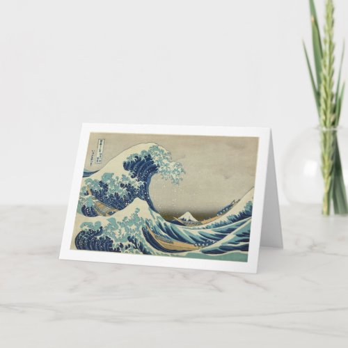 Hokusai _ The Great Wave off Kanagawa Card