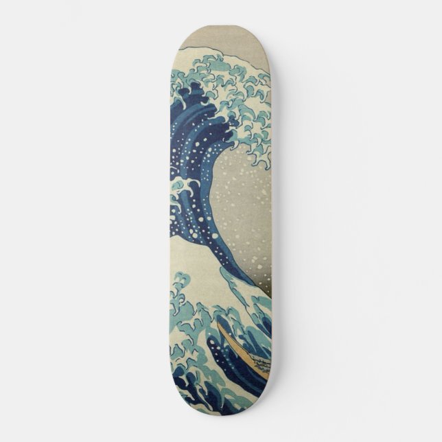 Hokusai The Great Wave off Kanagawa GalleryHD Skateboard Deck (Front)