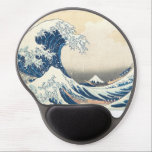 Hokusai The Great Wave Off Kanagawa Gel Mouse Pad<br><div class="desc">"great wave",  kanagawa,  tsunami,  hokusai,  japanese,  "wood block print",  "mount fuji",  vintage,  famous,  ocean</div>