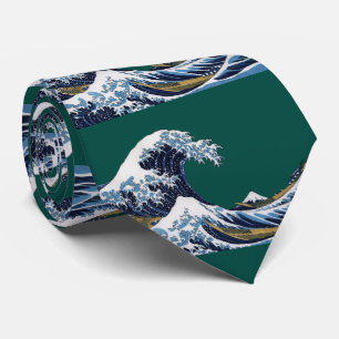 Hokusai , The Great Wave off Kanagawa Tie
