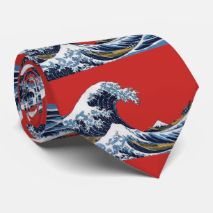 Hokusai , The Great Wave off Kanagawa Tie