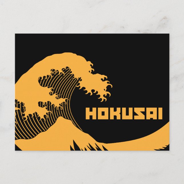 Hokusai - The Great Wave Postcard (Front)
