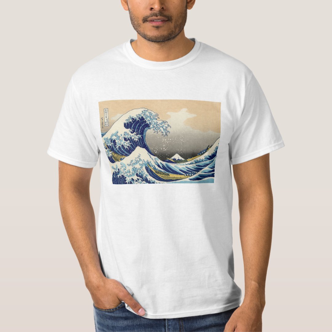 Hokusai The Great Wave T-shirt | Zazzle