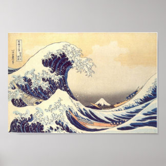 Hokusai "The Wave" Poster
