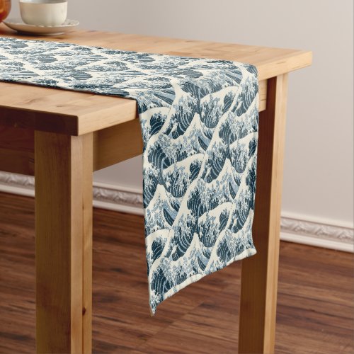 Hokusai The Wave Short Table Runner