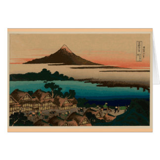 Hokusai view of Mount Fuji Cards