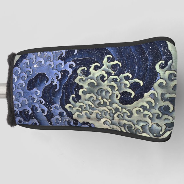 Hokusai Wave 1 Golf Head Cover (Front)